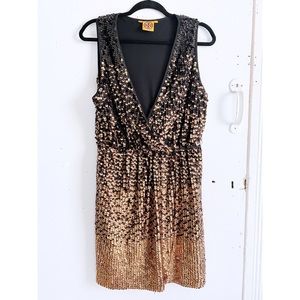 Tory Burch Sequin Rannon Dress Sz Medium